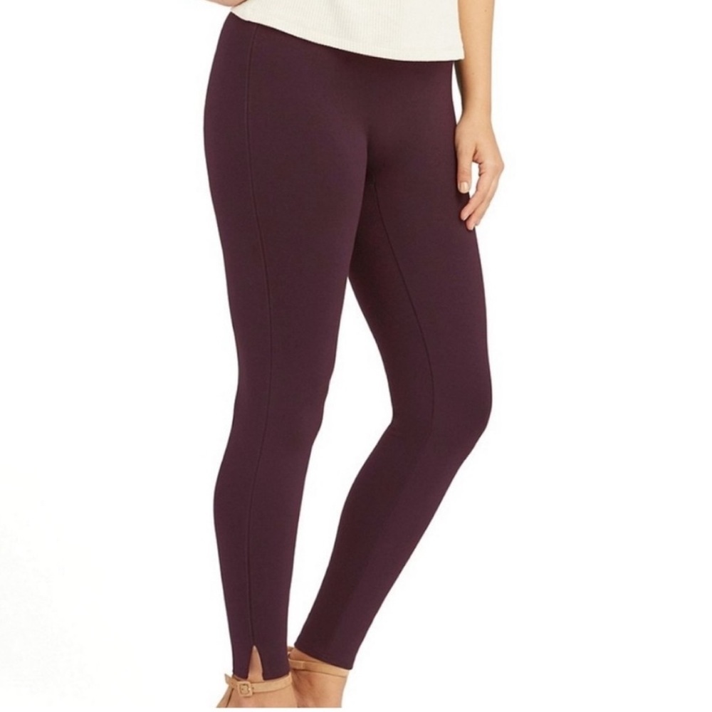 SPANX High-Rise Sculpting Skinny Pants in Plum